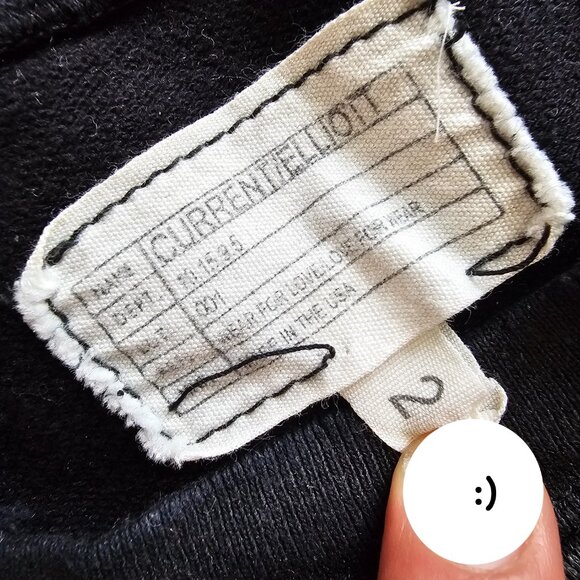 Current/Elliott The Sleeveless Stadium Distressed Muscle Top, 2, Black Shimmer - Picture 5 of 8